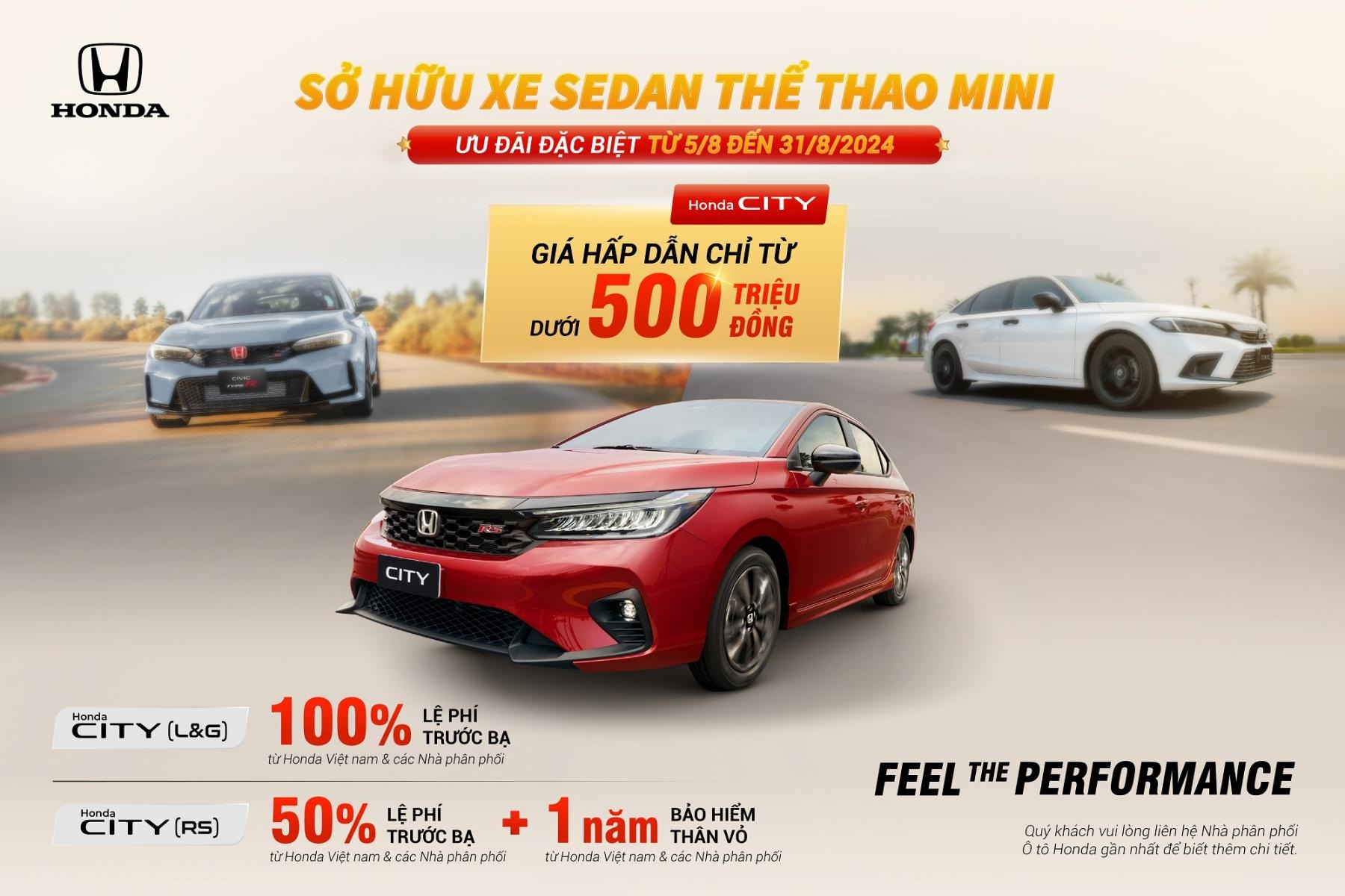 Bảng Giá Honda Ô tô Khuyến Mãi Trong Tháng 8/2024