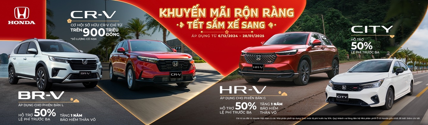 Chương trình khuyến mãi Honda CR-V