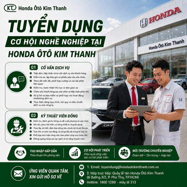 TUYỂN DỤNG CỐ VẤN DỊCH VỤ